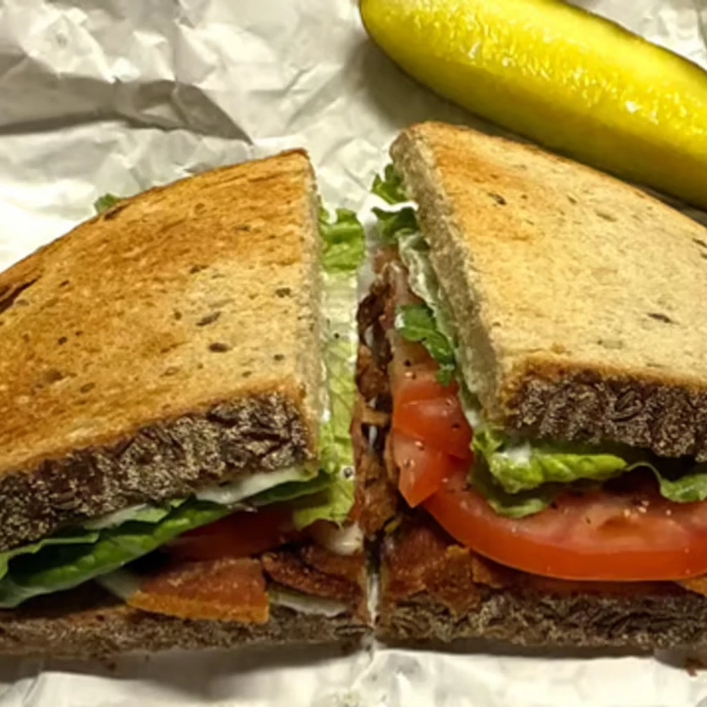 Sweet & Spicy BLT Sandwich (Bacon, Lettuce & Tomato)
