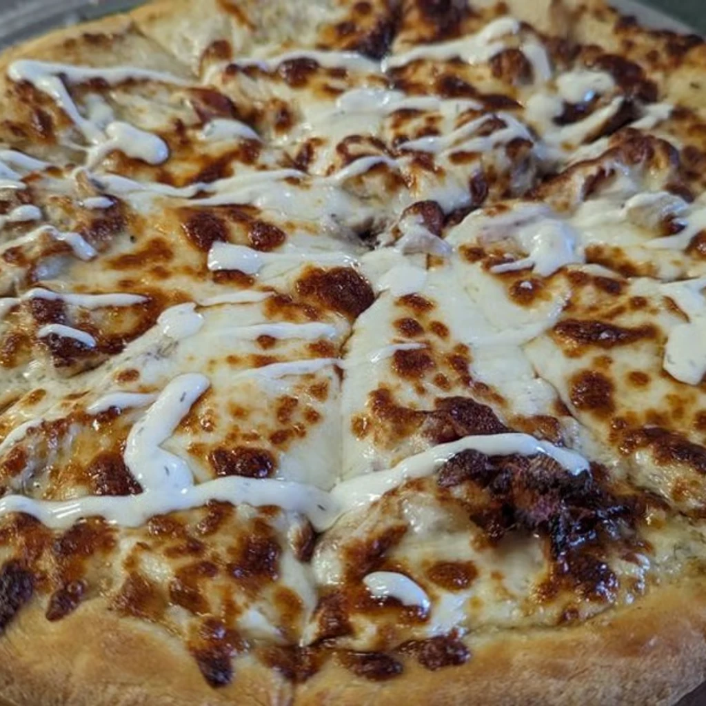 Chicken Bacon Ranch Pizza